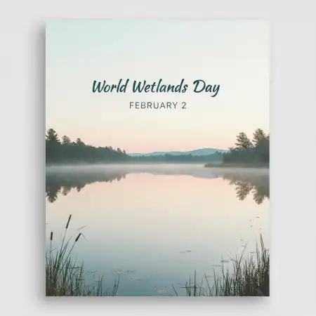 World Wetlands Day Eco Friendly Poster - Free World Wetlands Day Download