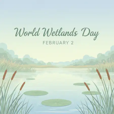World Wetlands Day Vector Background - Free World Wetlands Day Download
