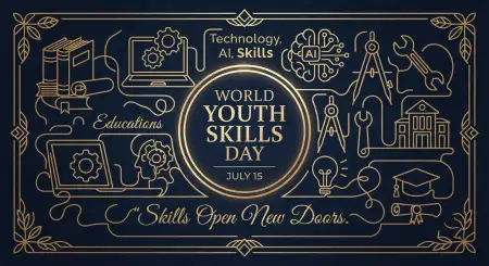 World Youth Skills Day 2026 Banner Design - Free World Youth Skills Day 2026 Banner Download