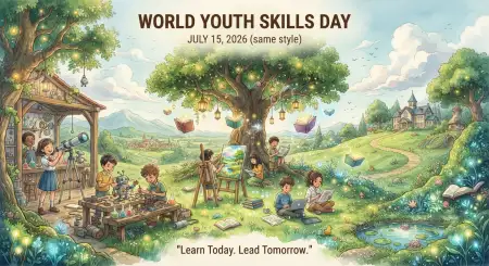 World Youth Skills Day 2026 Banner - Free World Youth Skills Day 2026 Banner Download