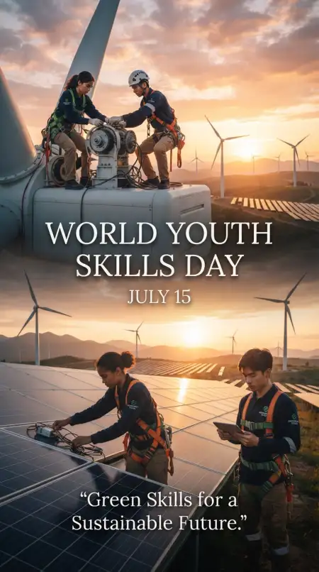 World Youth Skills Day 2026 Cover Banner - Free World Youth Skills Day 2026 Banner Download