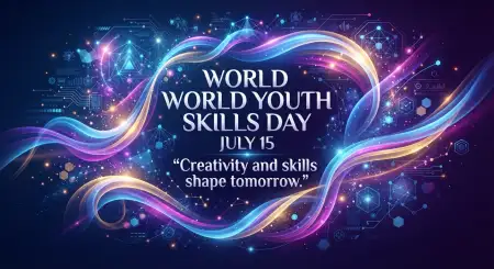 World Youth Skills Day 2026 Creative Poster - Free World Youth Skills Day 2026 Poster Download