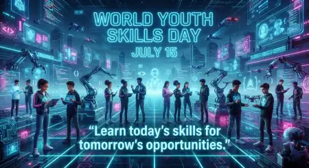 World Youth Skills Day 2026 Editable Poster - Free World Youth Skills Day 2026 Poster Download