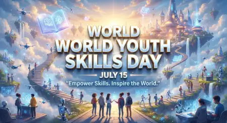 World Youth Skills Day 2026 Employment Skills Banner - Free World Youth Skills Day 2026 Banner Download