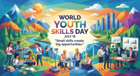 World Youth Skills Day 2026 Event Poster - Free World Youth Skills Day 2026 Poster Download