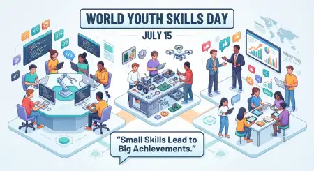 World Youth Skills Day 2026 Facebook Banner - Free World Youth Skills Day 2026 Banner Download