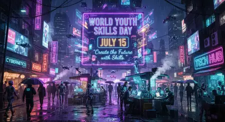 World Youth Skills Day 2026 Instagram Banner - Free World Youth Skills Day 2026 Banner Download