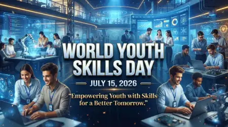 World Youth Skills Day 2026 Institute Banner - Free World Youth Skills Day 2026 Banner Download