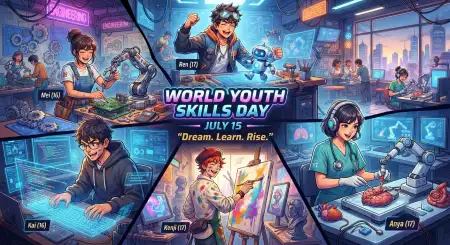 World Youth Skills Day 2026 Poster - Free World Youth Skills Day 2026 Poster Download
