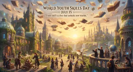 World Youth Skills Day 2026 Premium Poster - Free World Youth Skills Day 2026 Poster Download