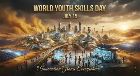 World Youth Skills Day 2026 Printable Banner - Free World Youth Skills Day 2026 Banner Download