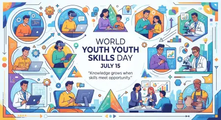 World Youth Skills Day 2026 Professional Social Media Template - Free World Youth Skills Day 2026 Poster Download
