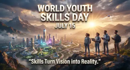 World Youth Skills Day 2026 Promotional Banner - Free World Youth Skills Day 2026 Banner Download