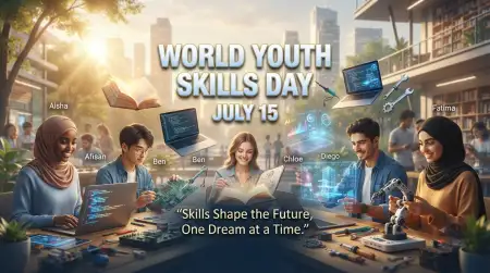 World Youth Skills Day 2026 Promotional Cover Banner - Free World Youth Skills Day 2026 Banner Download
