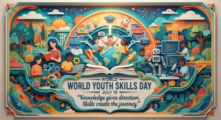 World Youth Skills Day 2026 Skills Development Poster - Free World Youth Skills Day 2026 Poster Download