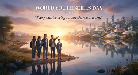 World Youth Skills Day 2026 Student Awareness Poster - Free World Youth Skills Day 2026 Poster Download