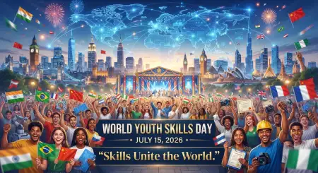 World Youth Skills Day 2026 Student Banner - Free World Youth Skills Day 2026 Banner Download