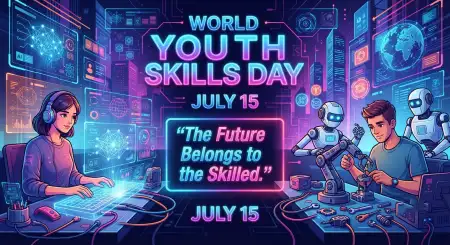 World Youth Skills Day 2026 Twitter Banner - Free World Youth Skills Day 2026 Banner Download