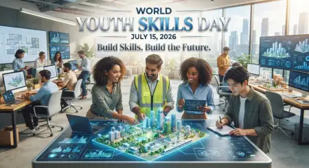 World Youth Skills Day 2026 Workshop Banner - Free World Youth Skills Day 2026 Banner Download