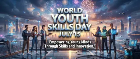 World Youth Skills Day 2026 Youth Training Banner - Free World Youth Skills Day 2026 Banner Download