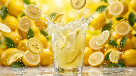 Yellow Citrus Drink Background Hd - Free Lemon Juice Background Download