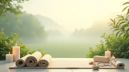 Yoga Background With Ancient Indian Art Style - Free Background Download
