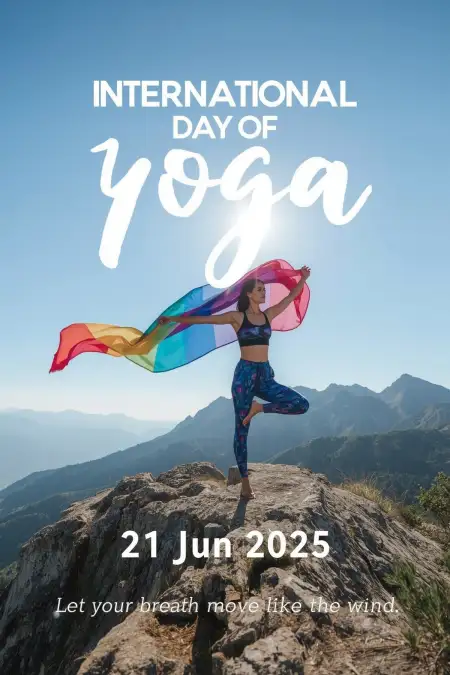 Yoga Day 2025 Instagram Reel Background Image - Free Background Image Download