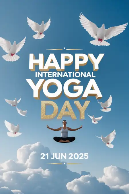 Yoga Day Inspirational Quote Image In Png - Free Yoga Day Wishes Download