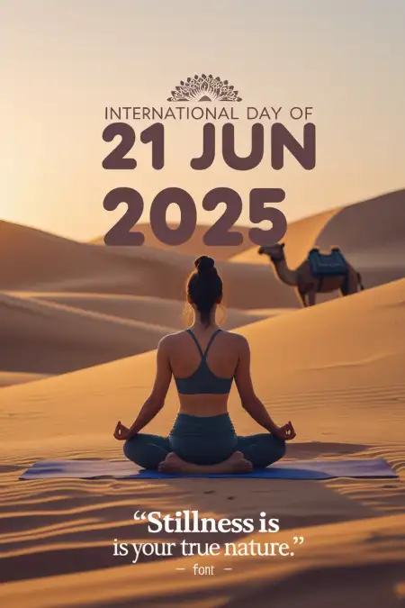 Yoga Day Quote Image For Whatsapp Dp - Free Yoga Day Wishes Download