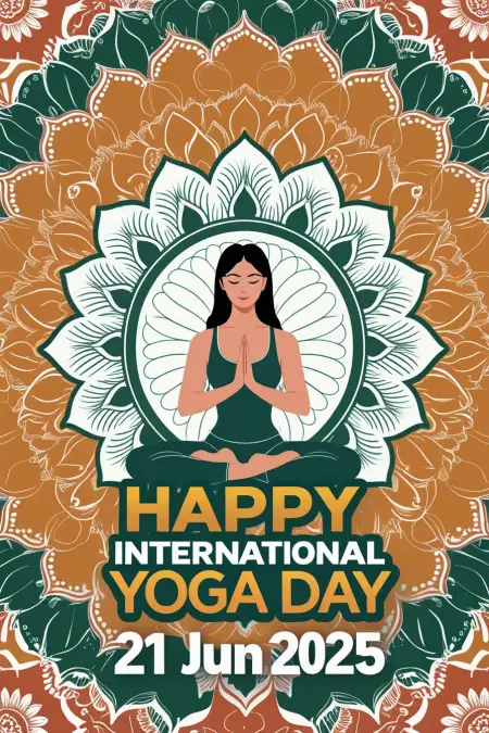 Yoga Day Transparent Wishes Image Free - Free Yoga Day Wishes Download
