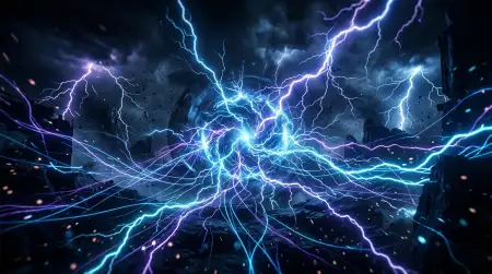 youtube thumbnail background hd with lightning effect dramatic look