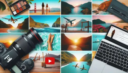 Youtube Thumbnail Background Ideas For Travel Vlogs - Free Background Download