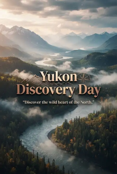 Yukon Discovery Day Greetings - Free Discovery Day 2026 Download