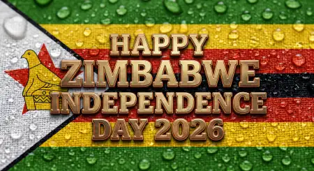 Zimbabwe Independence Day 2026 Banner Background Png - Free Background Download