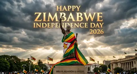 Free Zimbabwe Independence Day 2026 Digital Poster Hd Background Image Download