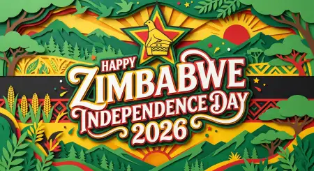 Free Zimbabwe Independence Day 2026 Facebook Post Ideas Background Image Download