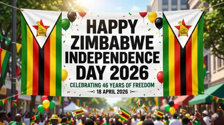 Free Zimbabwe Independence Day 2026 Flyer Template Background Image Download