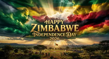 Zimbabwe Independence Day 2026 Hd Poster Background - Free Background Download