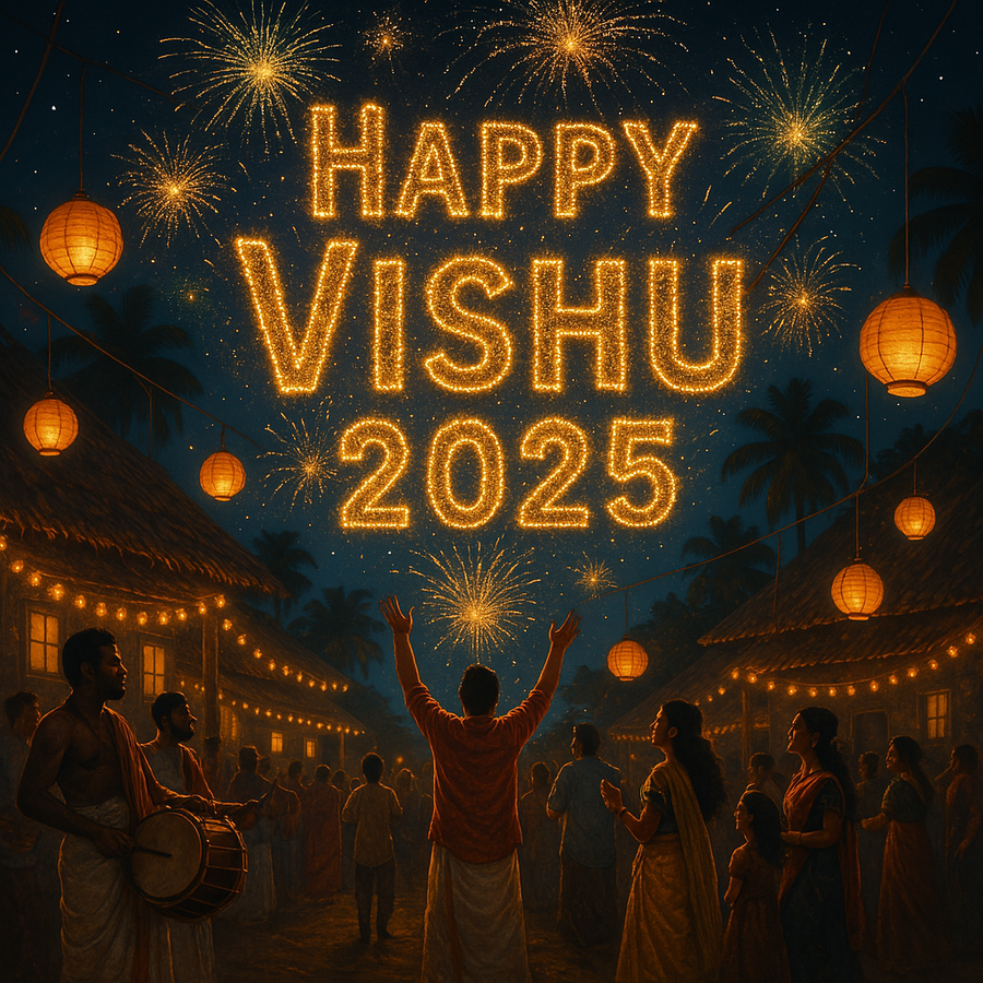 Animated Happy Vishu 2025 Greeting - Royalty Free Happy Vishu 2025 Image | Pngmagic Free Download Animated Happy Vishu 2025 Greeting - High Quality Happy Vishu 2025 Background