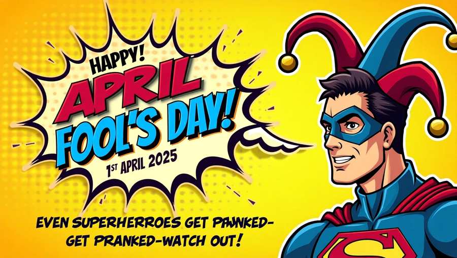 April Fools Day Superhero-themed Pranks - Royalty Free Happy April Fool Day Image | Pngmagic Free Download April Fools Day Superhero-themed Pranks - High Quality Happy April Fool Day Background