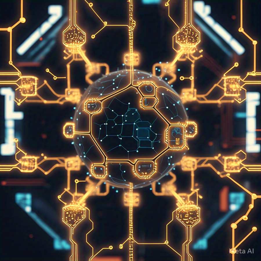 Artificial Intelligence Background With Deep Learning Elements - Royalty Free Technology Background Image | Pngmagic Free Download Artificial Intelligence Background With Deep Learning Elements - High Quality Technology Background Background