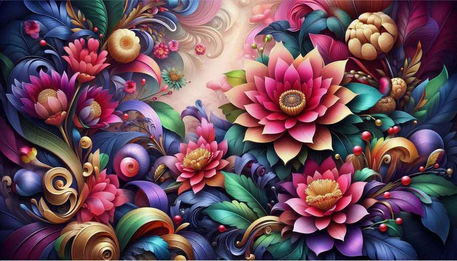 Artistic 3d Nature Wallpaper With Abstract Forest Scenes With Flower - Royalty Free Nature Wallpaper 3d Image | Pngmagic Free Download Artistic 3d Nature Wallpaper With Abstract Forest Scenes With Flower - High Quality Nature Wallpaper 3d Background