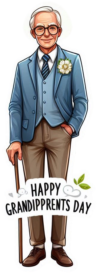 Artistic Happy Grandparents Day Png Images For Creative Projects - Royalty Free Grandparents Day Image | Pngmagic Free Download Artistic Happy Grandparents Day Png Images For Creative Projects - High Quality Grandparents Day PNG Image