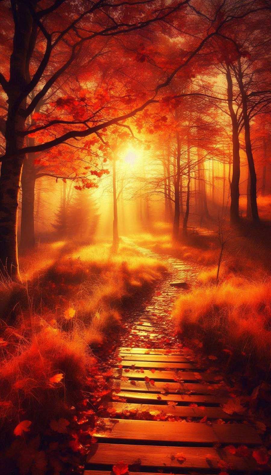 Autumn Sunrise Background Wallpaper For Mobile - Royalty Free Autumn Background Image | Pngmagic Free Download Autumn Sunrise Background Wallpaper For Mobile - High Quality Autumn Background Background