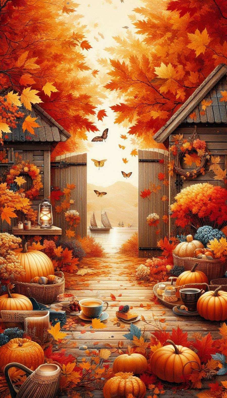 Autumn-themed Wallpaper Background For Smartphones - Royalty Free Autumn Background Image Download | Pngmagic 2025 Free Download Autumn-themed Wallpaper Background For Smartphones - High Quality Autumn Background Background