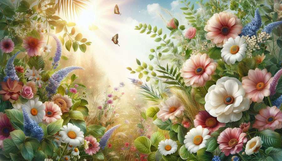 Beautiful Nature Background With Colorfu Flower - Royalty Free Beautiful Nature Background Image | Pngmagic Free Download Beautiful Nature Background With Colorfu Flower - High Quality Beautiful Nature Background Background