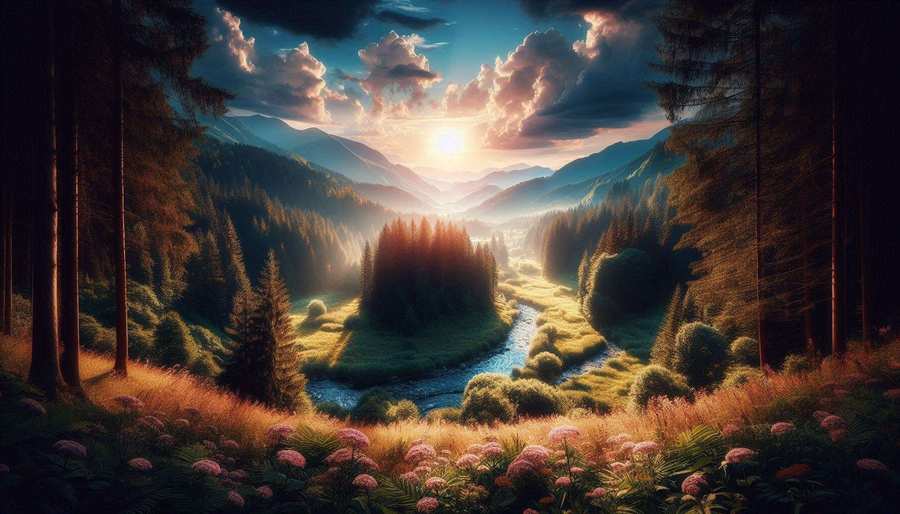 Beautiful Sunrise Landscape Wallpapers For Laptop Screens - Royalty Free Image | Pngmagic Free Download Beautiful Sunrise Landscape Wallpapers For Laptop Screens - High Quality Background