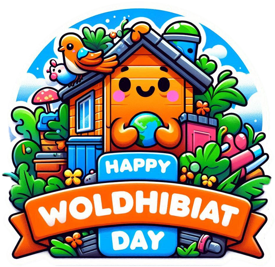 Best Happy World Habitat Day Png Images 2024 - Royalty Free Happy World Habitat Day Image | Pngmagic Free Download Best Happy World Habitat Day Png Images 2024 - High Quality Happy World Habitat Day PNG Image