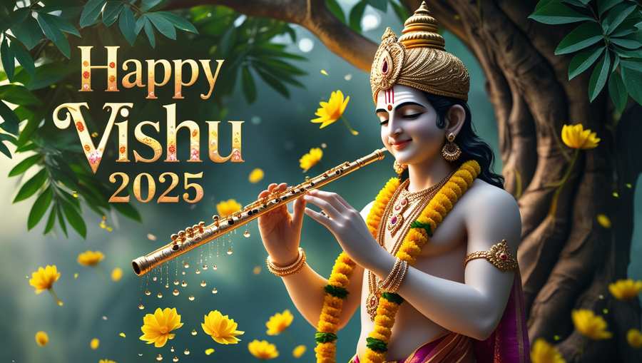 Best Vishu 2025 Wishes With Images - Royalty Free Happy Vishu 2025 Image | Pngmagic Free Download Best Vishu 2025 Wishes With Images - High Quality Happy Vishu 2025 Background