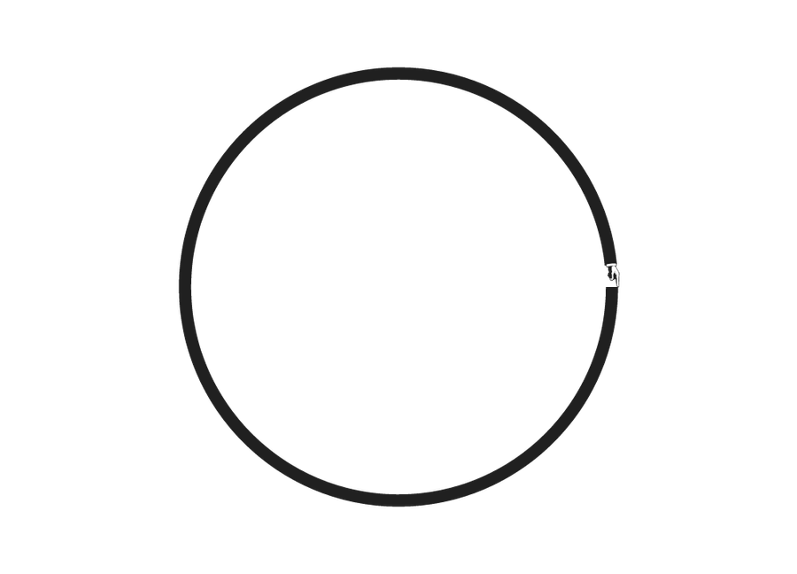 Black Color Circle png With Hand